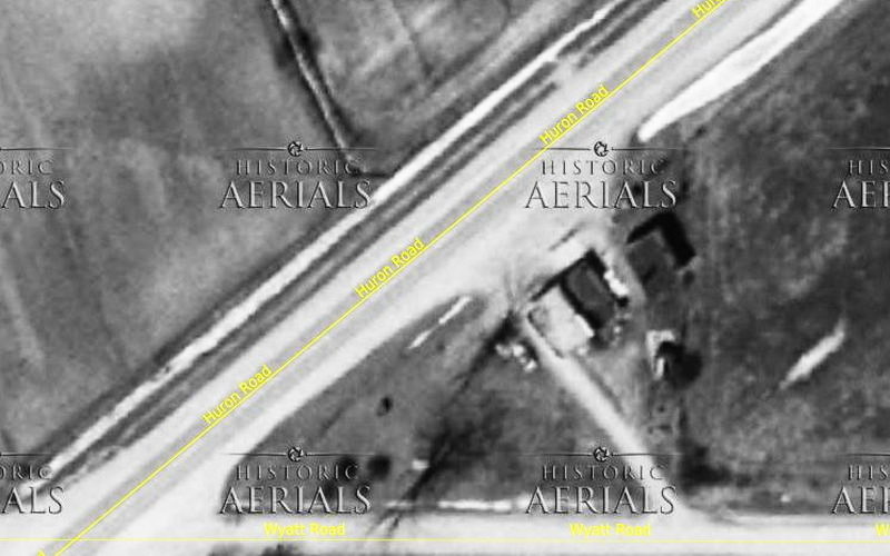 Standish RV Sales (Gas Station) - 1965 Aerial (newer photo)